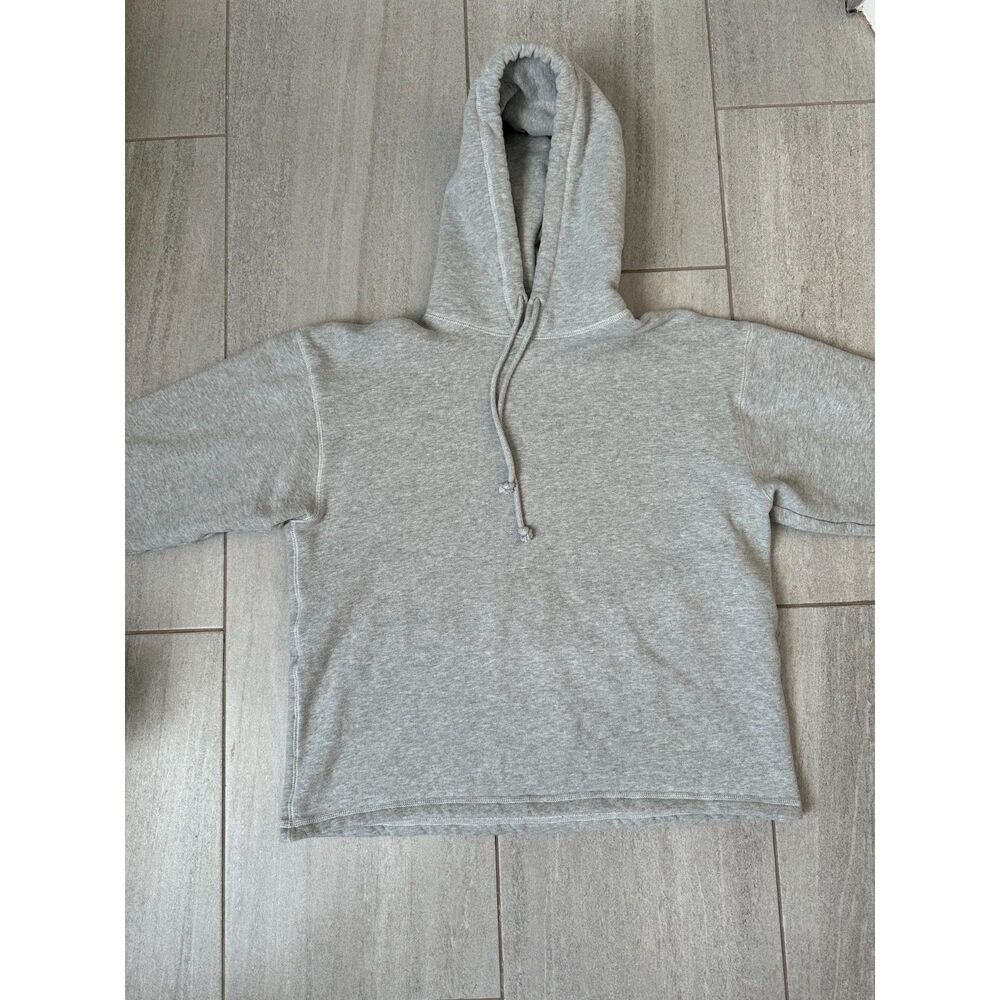 Aritzia TNA Cozy Fleece Mega Basic Hoodie Heather Chrome Gray Size XS/1